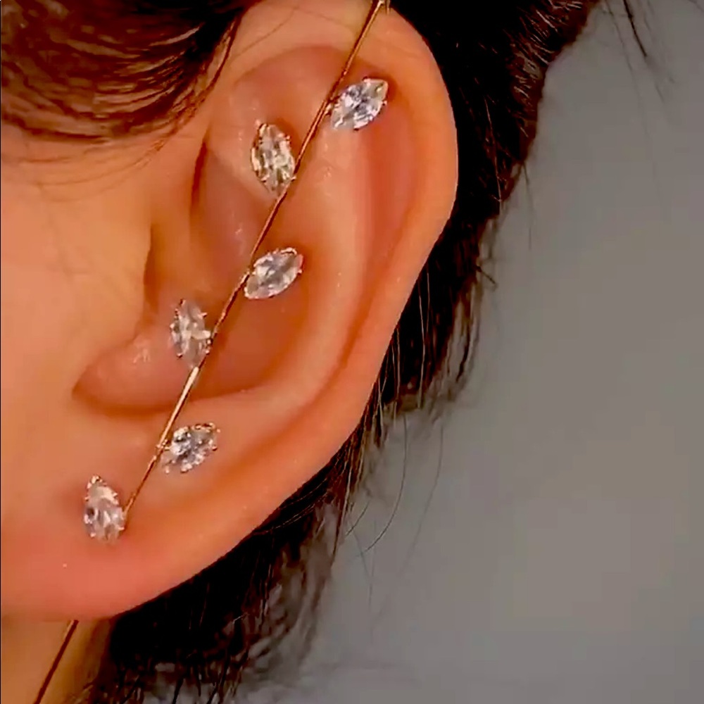 Beautiful gold color earring